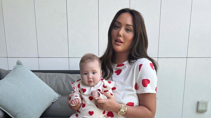 Charlotte Crosby mit ihrer Tochter Alba