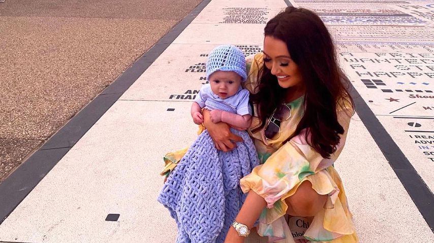 Charlotte Dawson mit ihrem Sohn Noah im Juni 2021