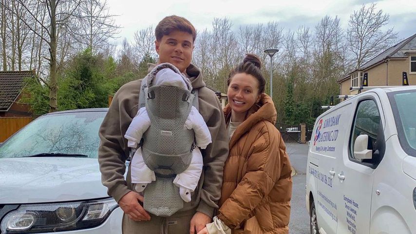 Charlotte Dawson, ihr Freund Matt und ihr Sohn Noah im Februar 2021