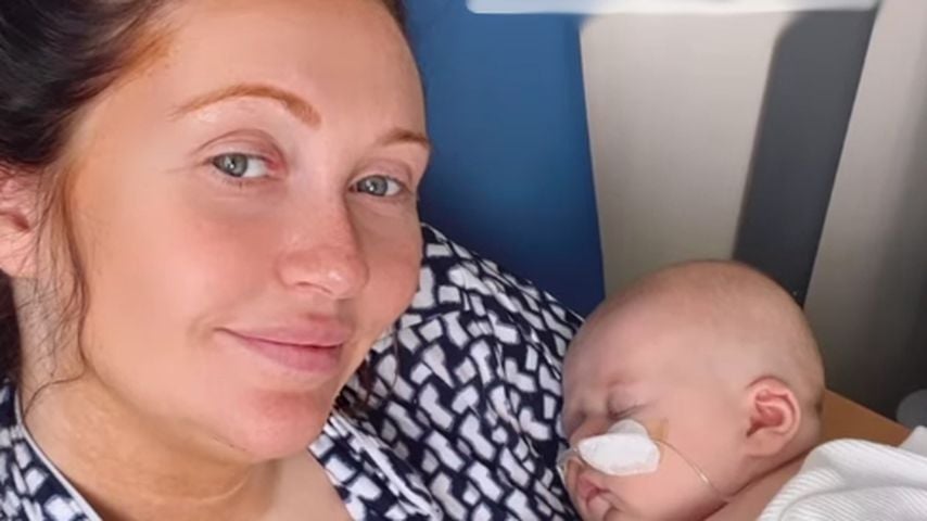 Charlotte Dawsons Baby musste schon wieder ins Krankenhaus