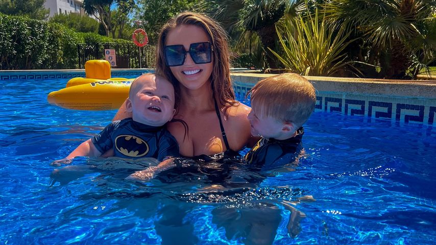 Charlotte Dawson mit Noah und Jude, Juli 2024