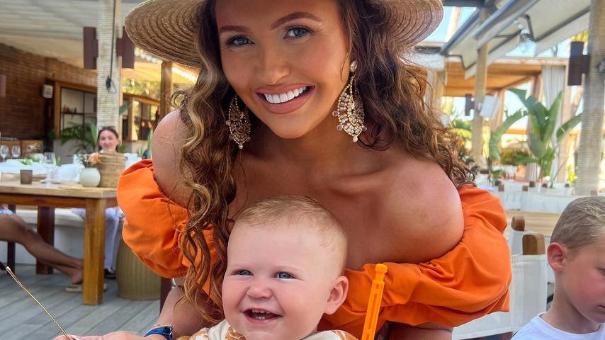 Charlotte Dawson mit ihrem Sohn Jude, Juli 2024