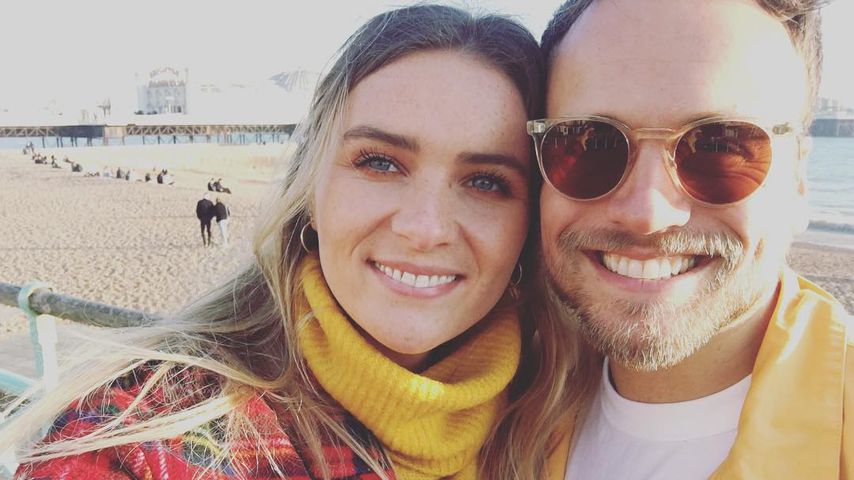 Chelsea Halfpenny und James Baxter im Februar 2019