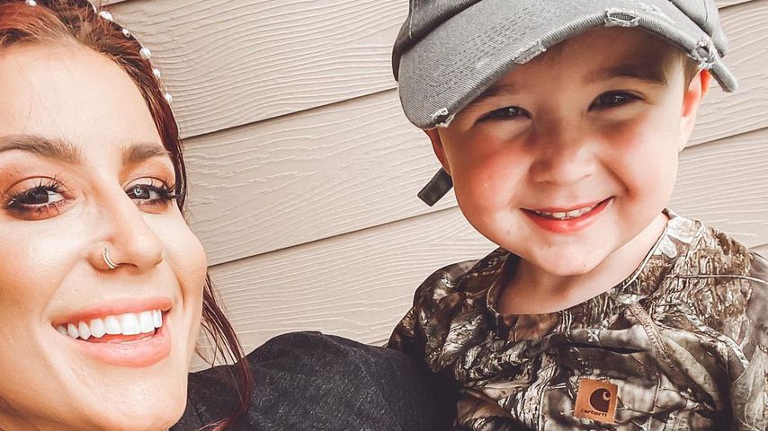 Chelsea Houska mit ihrem Sohn
