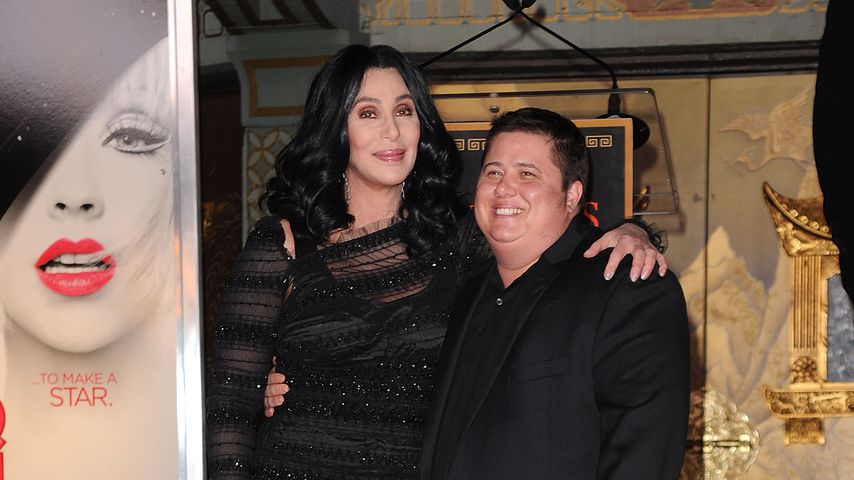 Cher mit Sohn Chaz Bono