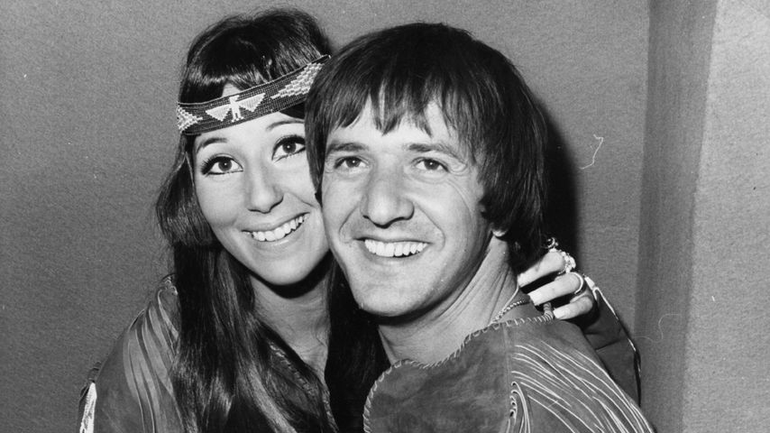 Cher mit ihrem Ehemann Sonny Bono, auch bekannt als Sonny und Cher, im August 1966