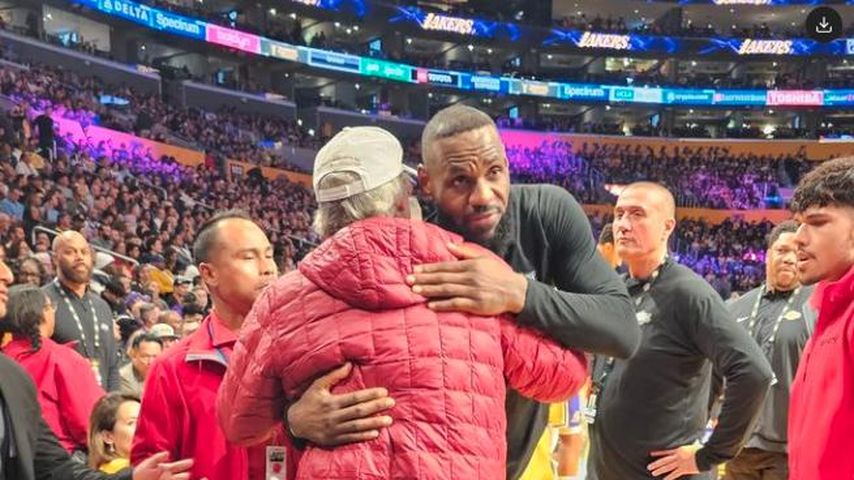 Chevy Chase und LeBron James