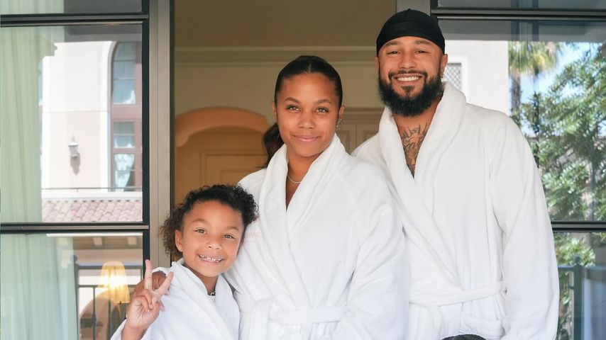 Cheyenne Floyd mit ihrer Familie, April 2025
