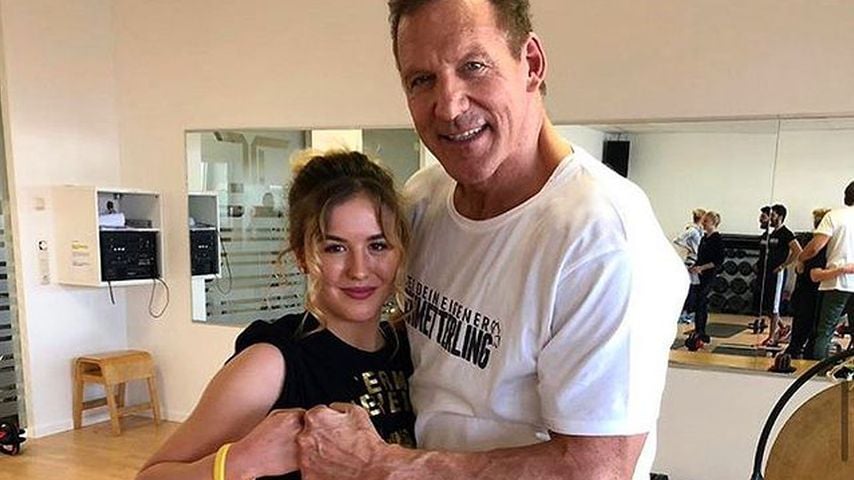 Cheyenne Hanson mit Ralf Moeller