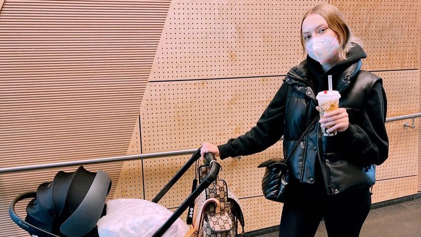 Cheyenne Ochsenknecht mit ihrer Tochter Mavie
