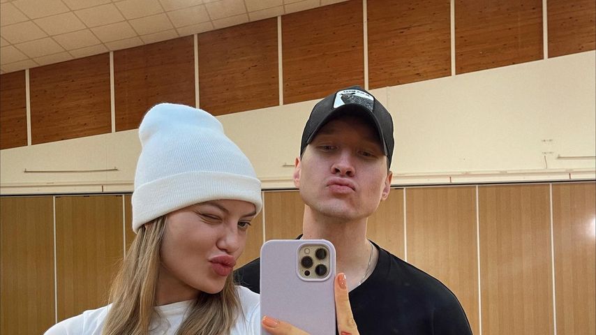 Cheyenne Ochsenknecht mit Evgeny Vinokurov