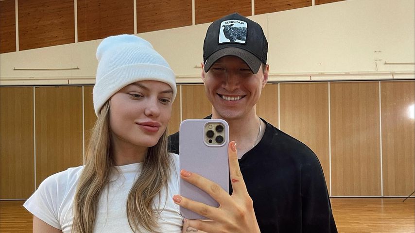 Cheyenne Ochsenknecht mit Evgeny Vinokurov