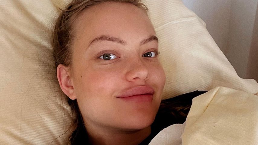 Cheyenne Ochsenknecht und ihre Tochter Mavie im März 2021
