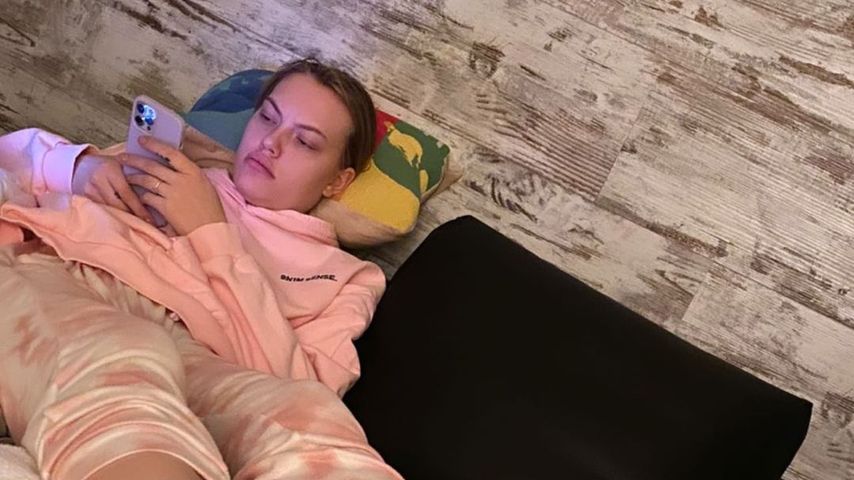 Cheyenne Ochsenknecht mit Quark-Wickeln