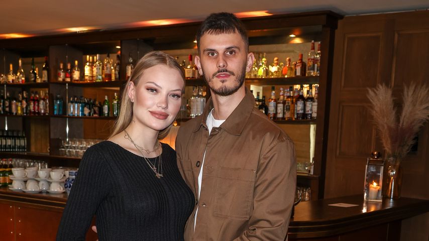 Cheyenne Ochsenknecht mit ihrem Mann Nino, Februar 2023