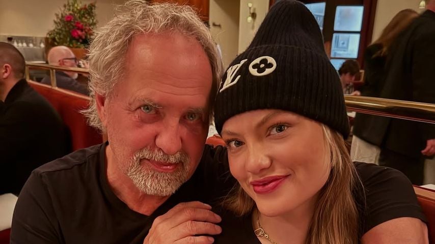 Cheyenne Ochsenknecht mit ihrem Vater Uwe Ochsenknecht