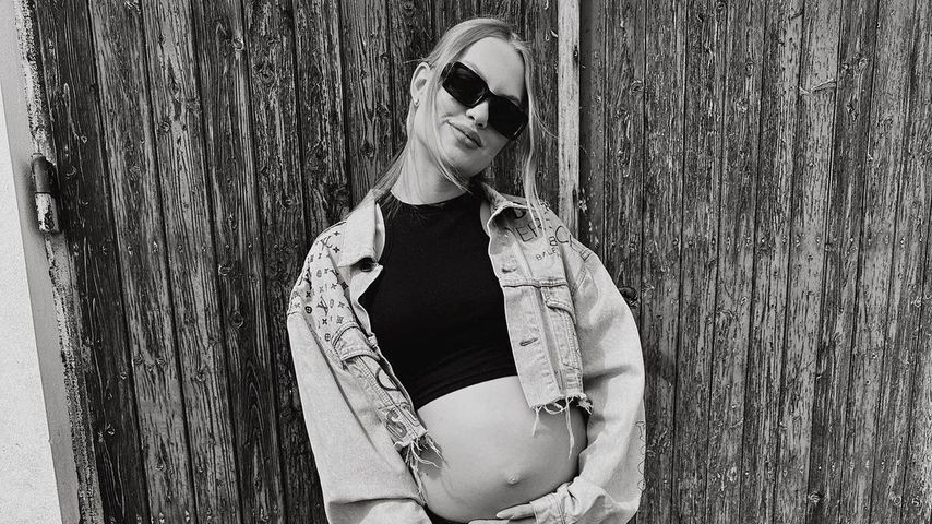 Cheyenne Ochsenknecht zeigt stolz die Tritte ihres Babys!