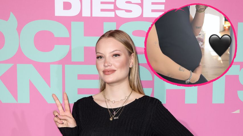 Cheyenne Ochsenknecht präsentiert stolz ihren Babybauch!