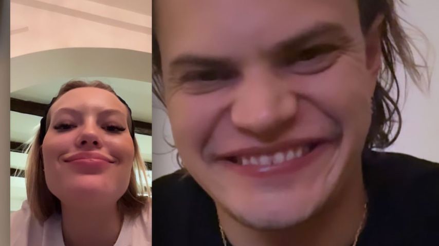 Cheyenne und Wilson Gonzalez Ochsenknecht über Facetime