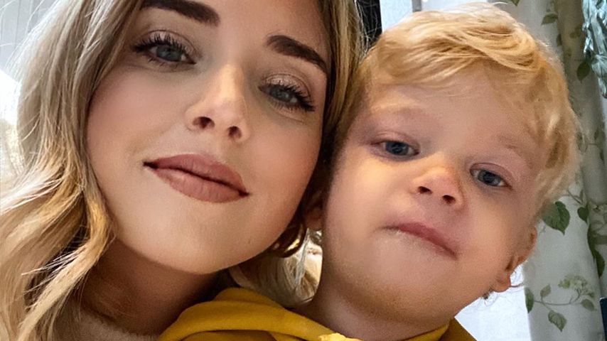 Chiara Ferragni mit ihrem Sohn Leone
