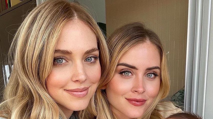Chiara Ferragni mit ihrer Schwester Valentina