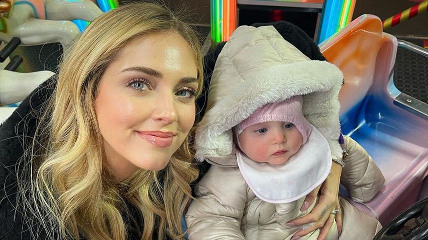 Chiara Ferragni mit ihrer Tochter Vittoria im Dezember 2021