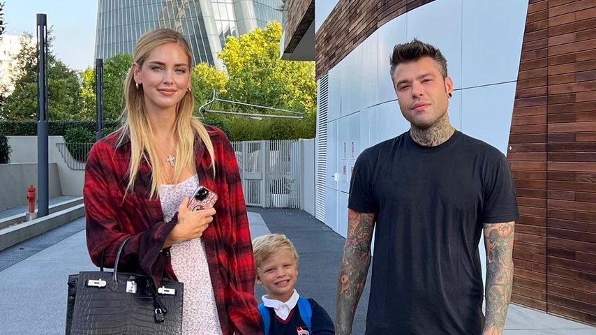 Chiara Ferragni und Fedez mit ihrem Sohn Leone