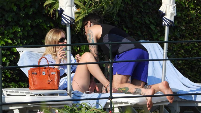 Chiara Ferragni und Fedez im Juni 2021 in Portofino