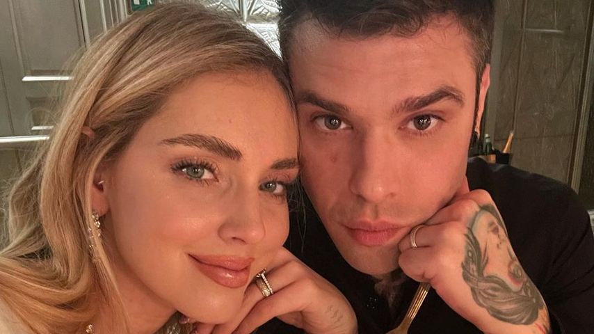 Bloggerin Chiara Ferragni mit ihrem Mann Fedez