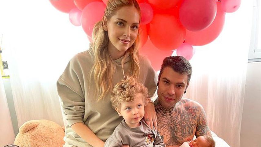 Chiara Ferragni und Fedez mit ihren Kindern Leone und Vittoria