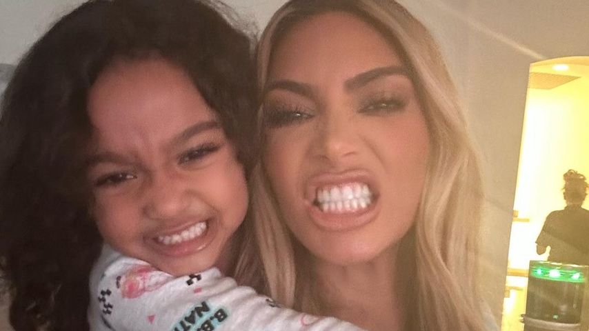 Chicago West und Kim Kardashian