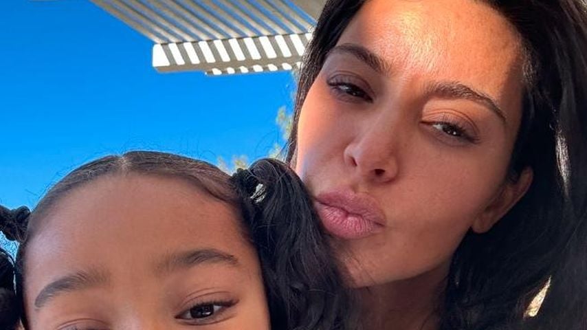 Chicago West und Kim Kardashian