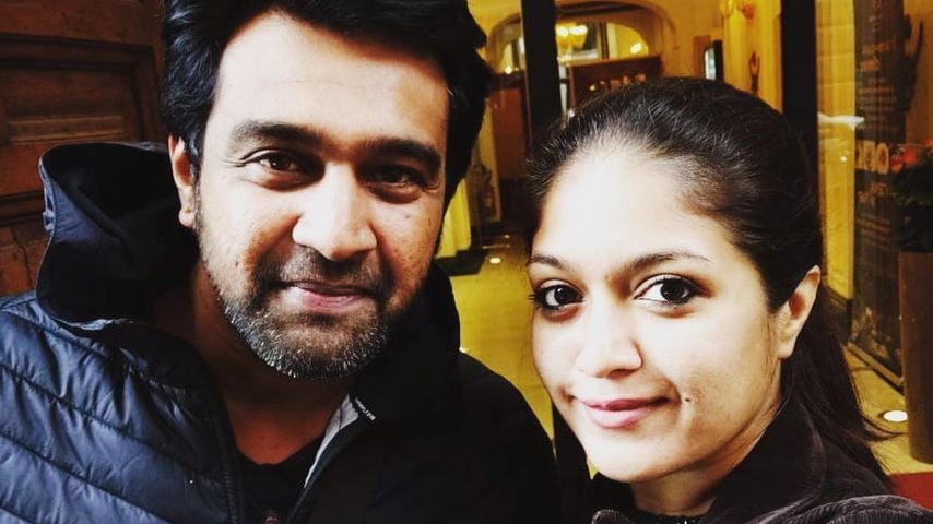 Chiranjeevi Sarja und Ehefrau Meghana