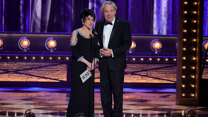 Chita Rivera und Andrew Lloyd Webber im Rahmen der Tony Awards 2021
