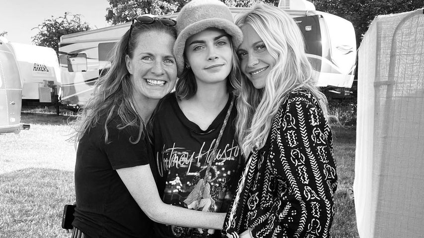 Chloe, Cara und Poppy Delevingne im Juli 2023
