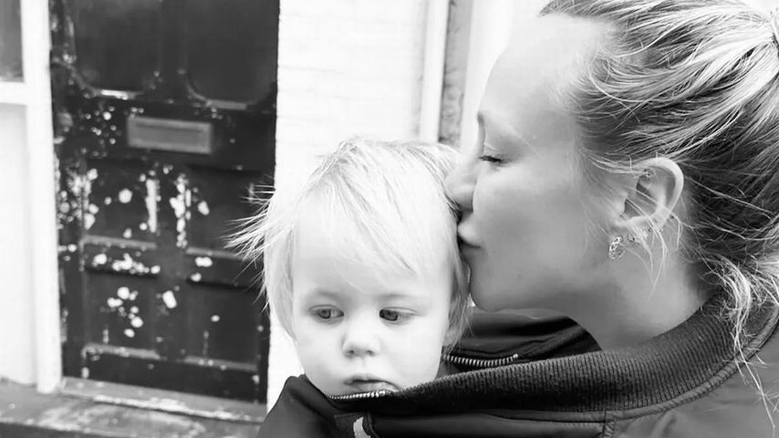Chloe Madeley mit ihrer Tochter Bodhi
