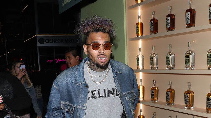 Chris Brown bei Kendall Jenners Tequila-Launch-Party