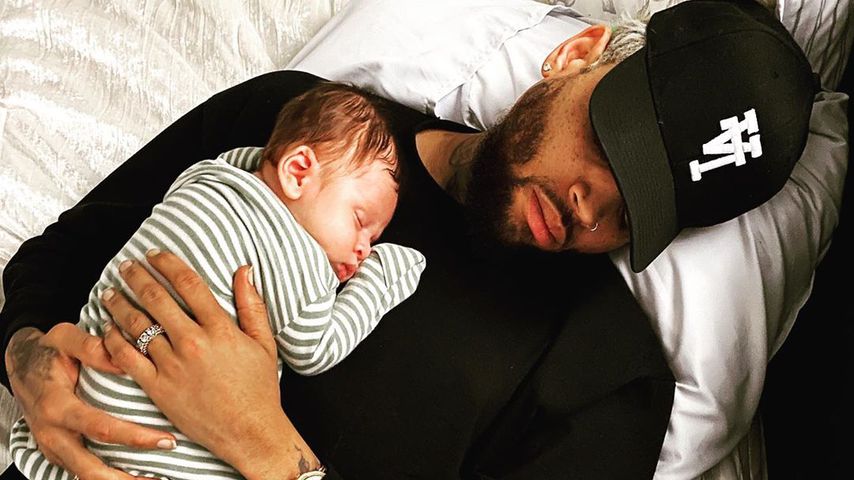Chris Brown mit Sohn Aeko Catori