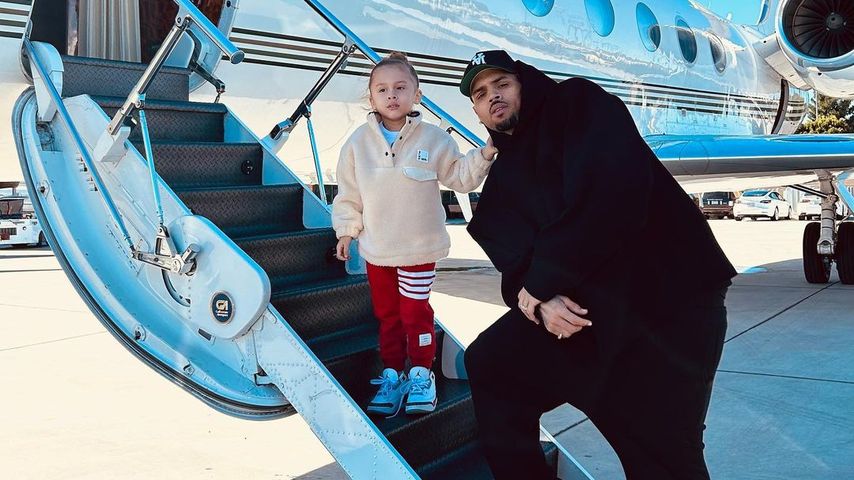 Chris Brown mit seinem Sohn