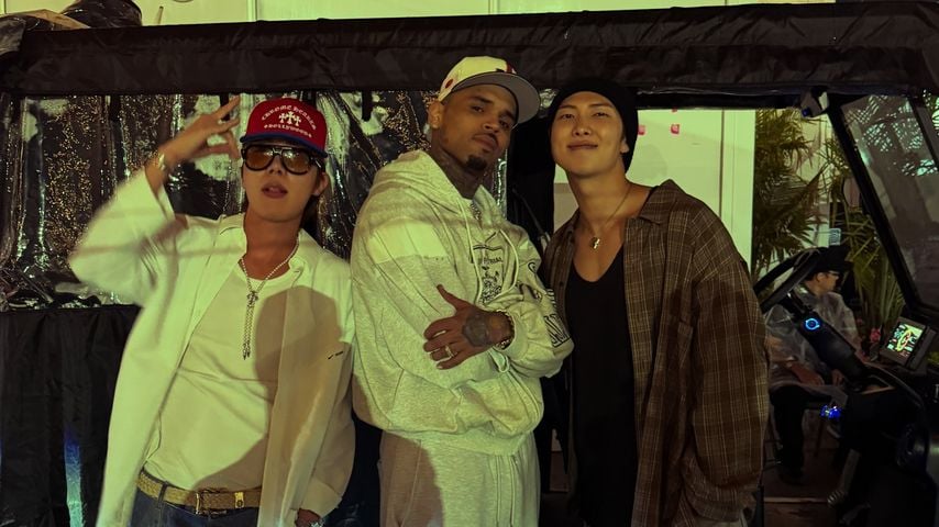 BTS backstage mit Chris Brown: J-Hope und RM tanzen los
