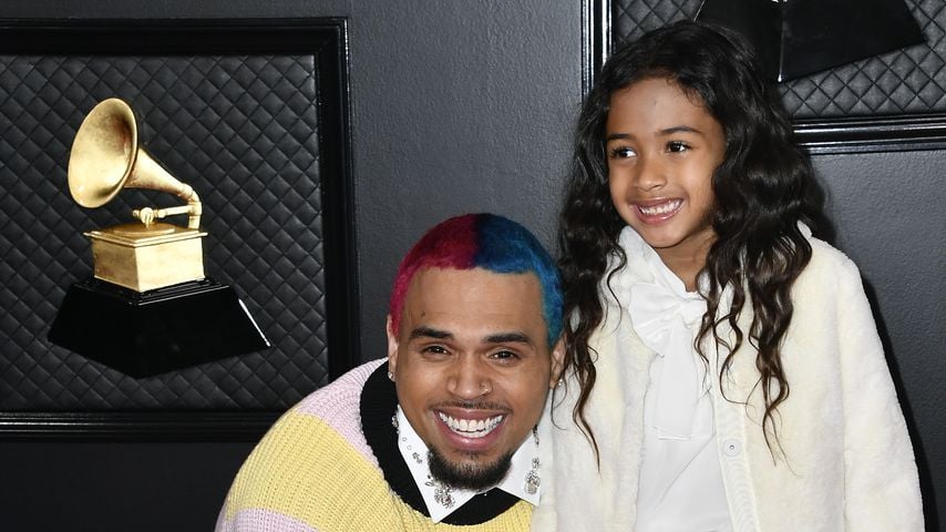 Süßer Gast: Chris Brown holt seine Tochter auf die Bühne