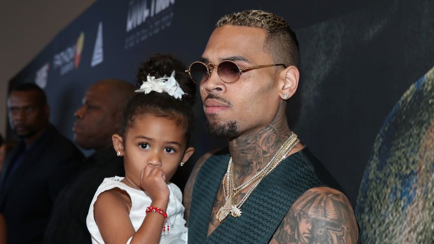 Chris Brown und seine Tochter Royalty 2017