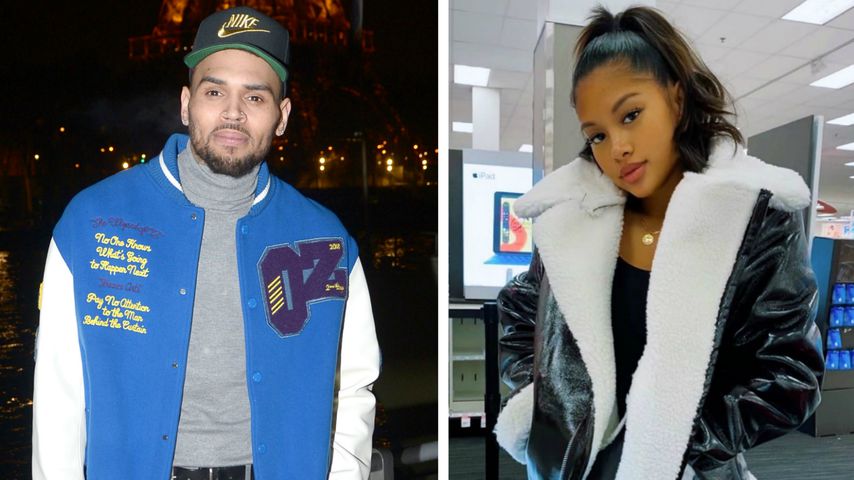 Im Netz: Chris Brown flirtet mit On-Off-Freundin Ammika
