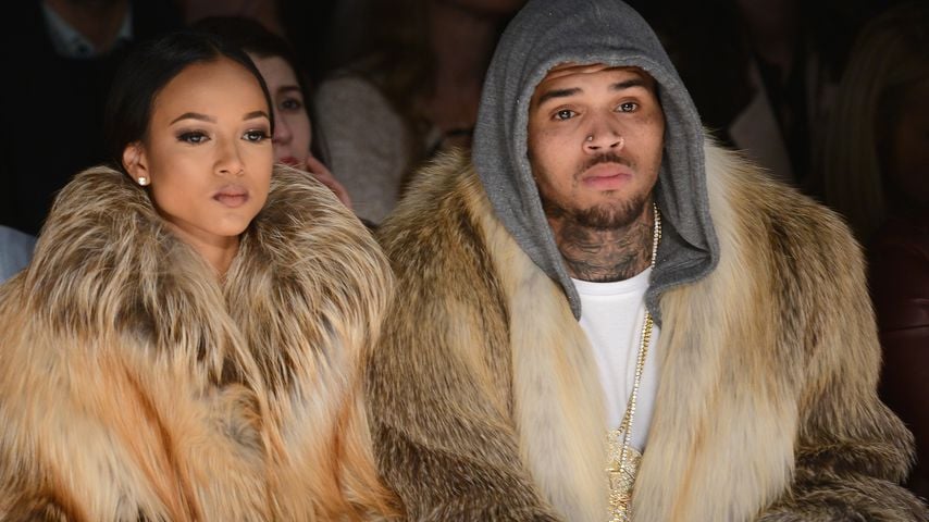 Chris Brown und Karrueche Tran 2015 auf der Fashion Week in New York