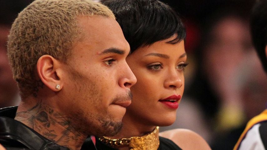 Chris Brown und Rihanna im Jahr 2012