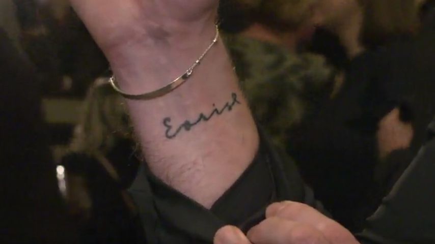 Chris Broys Partnertattoo mit Eva