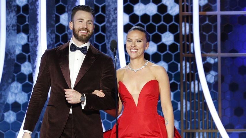 Chris Evans und Scarlett Johansson bei den Golden Globe Awards 2020
