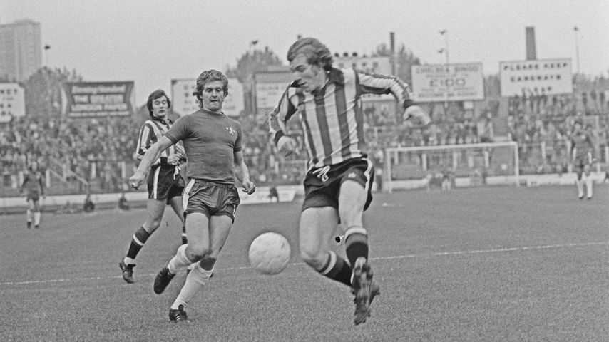 Chris Garland und John Mahoney, 1974