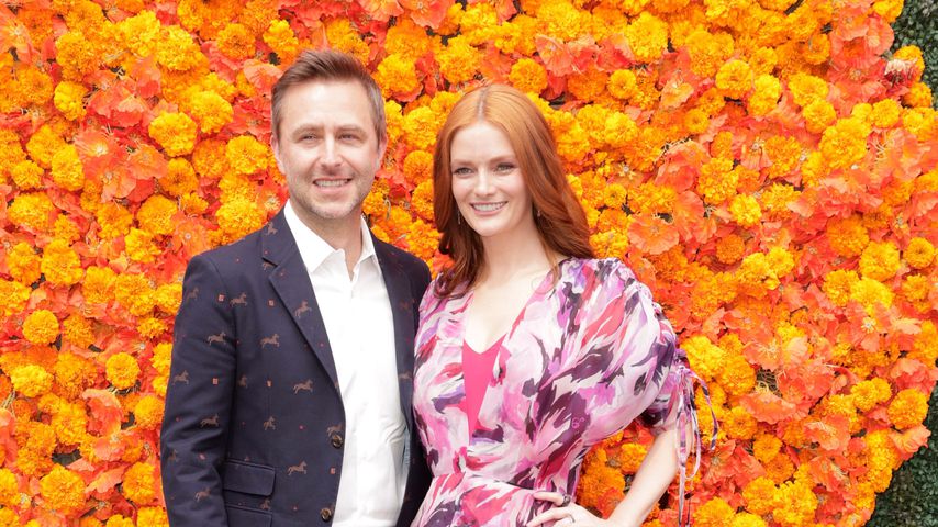 Chris Hardwick und Lydia Hearst im Oktober 2021 in Pacific Palisades