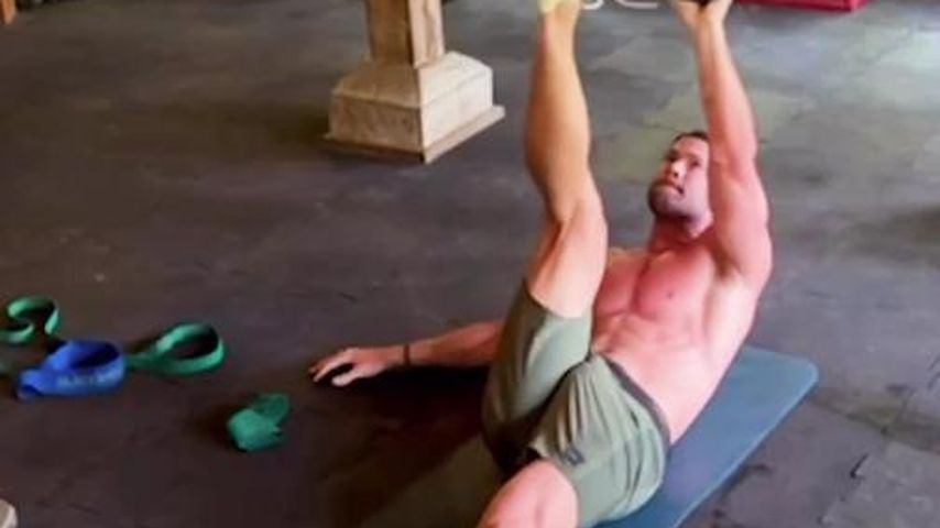Chris Hemswort beim Sport